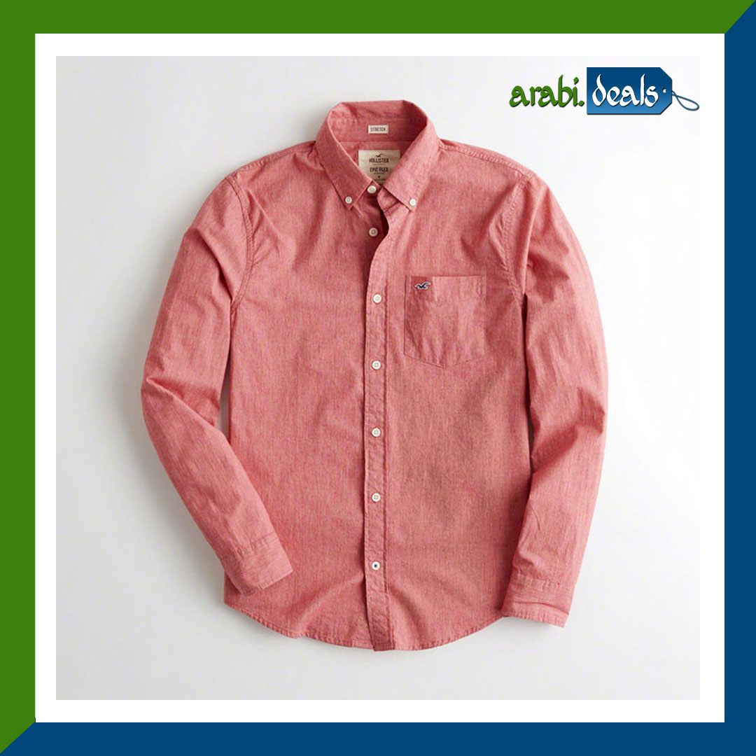 Stretch Poplin Classic Fit Pink Shirt Stretch Poplin Classic Fit Pink Shirt